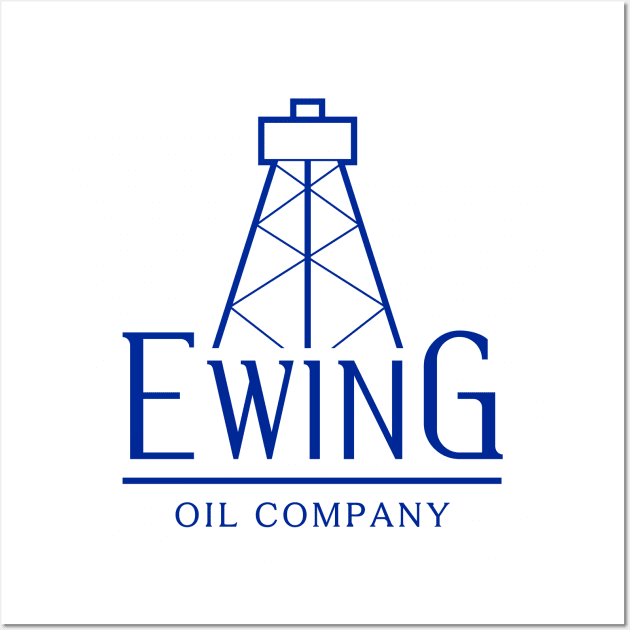 Ewing Oil Company Wall Art by Screen Break